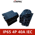 مفتاح التحويل اليدوي IP65 ثلاثي الأطوار IEC القياسي 32A 40A