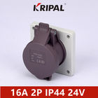 IP44 16A 32A 24V 48V مقبس مثبت على لوحة الجهد المنخفض IEC قياسي