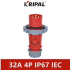 IP67 مقرنة صناعية مقاومة للماء مزيج IEC قياسي 32A 4P