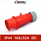 IP44 16A 220V ثلاث مراحل مقاوم للماء المقابس الصناعية IEC القياسية
