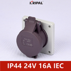 IP44 24V 48V 2P أحادي الطور منخفض الجهد لوحة المقبس
