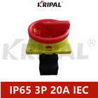 20A 4P IP65 الروتاري مصباح التبديل الرئيسي التبديل معيار IEC مقاوم للماء