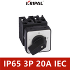 IEC Standard 3 Position Cam Switch IP65 ثلاث مراحل 20A 230-440V